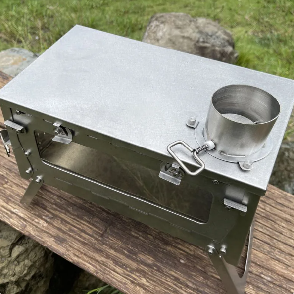 Tryhomy Camping Folding Titanium Stove